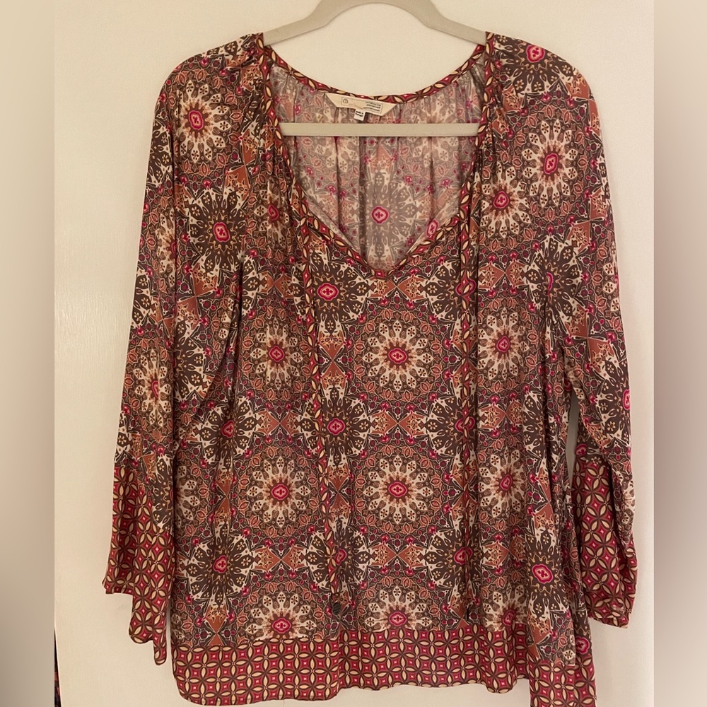 Odd Molly Silky Blouse Size 3 (lg/xl)